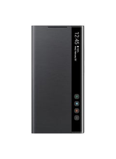 NIBEMINENT Galaxy Note-20 ULTRA Clear View Flip Cover Mystic Black 