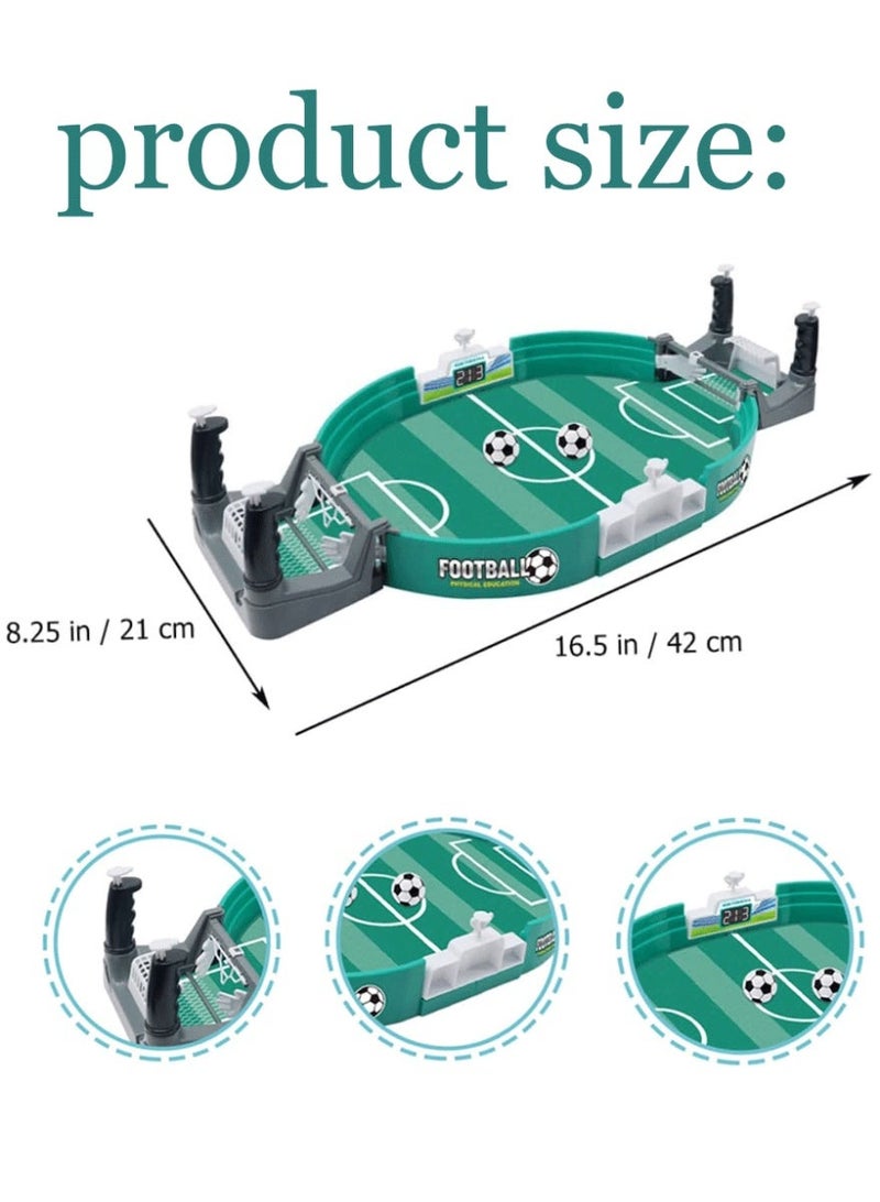 Araone Football Table Interactive Game, tabletop soccer, handheld battle machine, parent-child two-player board game, family game suitable for indoor game rooms for children and adults - Image 2
