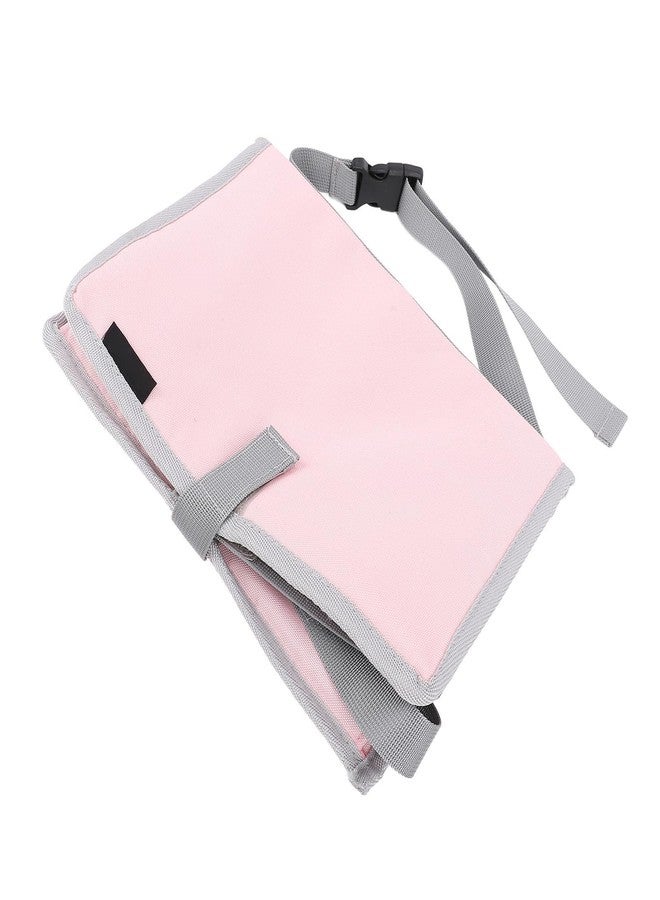 Garosa Travel Tray Cover, Foldable Airplane Table Organizer, 15.35 x 10.63 inches, Pink - Image 2