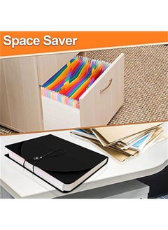 Generic Document Folder 25 Compartments High Capacity Expanding File Organiser Accordion Expandable Organiser Folder Folder Documents Bag Portable Sorting Folder Briefcase Busine  - Image 2