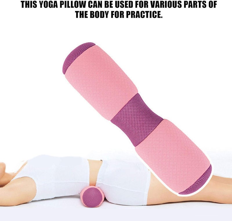 klarako Yoga Bolster, Yoga Waist Pillow Lumbar Vertebra Pelvis Correction Bolster Cushion Memory Foam Block, Sturdy Yoga Cushion, Correct Lumbar Pelvic Til - Image 4