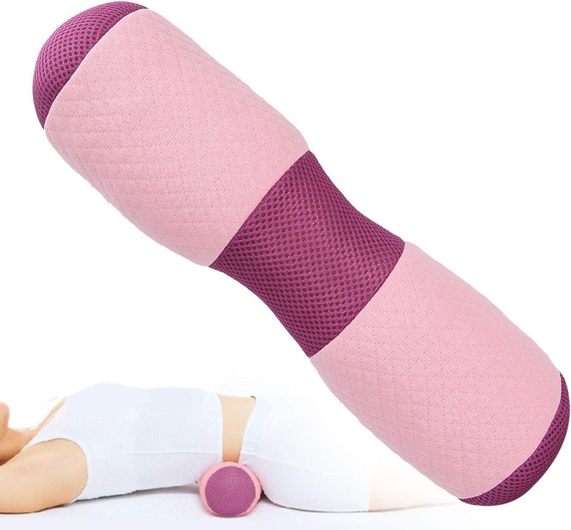 klarako Yoga Bolster, Yoga Waist Pillow Lumbar Vertebra Pelvis Correction Bolster Cushion Memory Foam Block, Sturdy Yoga Cushion, Correct Lumbar Pelvic Til - Image 1