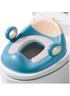 Gonice Potty Training Seat Portable Kids Toilet Seat, Large Non-Slip Potty Chair Toddler Toilet Trainer Ring with Detachable PU Padded Cushion Safe  - Image 1