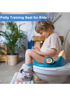 Gonice Potty Training Seat Portable Kids Toilet Seat, Large Non-Slip Potty Chair Toddler Toilet Trainer Ring with Detachable PU Padded Cushion Safe  - Image 2