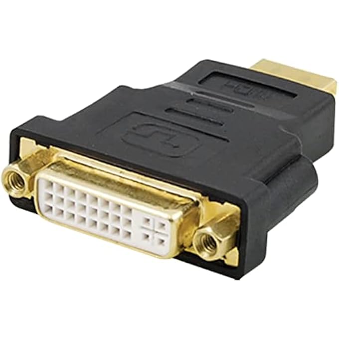 rayihni XYWHPGV DUAL LINK DVI-I FEMALE TO HDMI MALE CONNECTOR CONVERTER ADAPTER BLACK(78E6D 19FA6 7A3E4 056C2 0DF62 D912D - Image 1