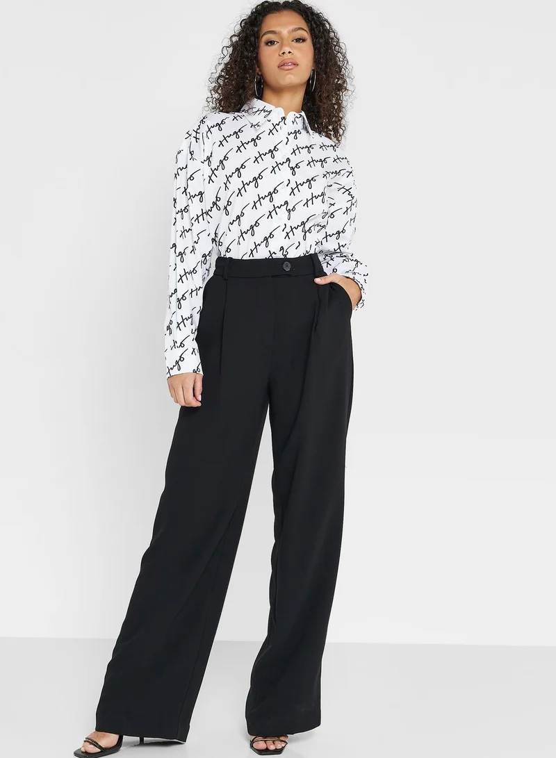 HUGO Printed Button Down Shirt