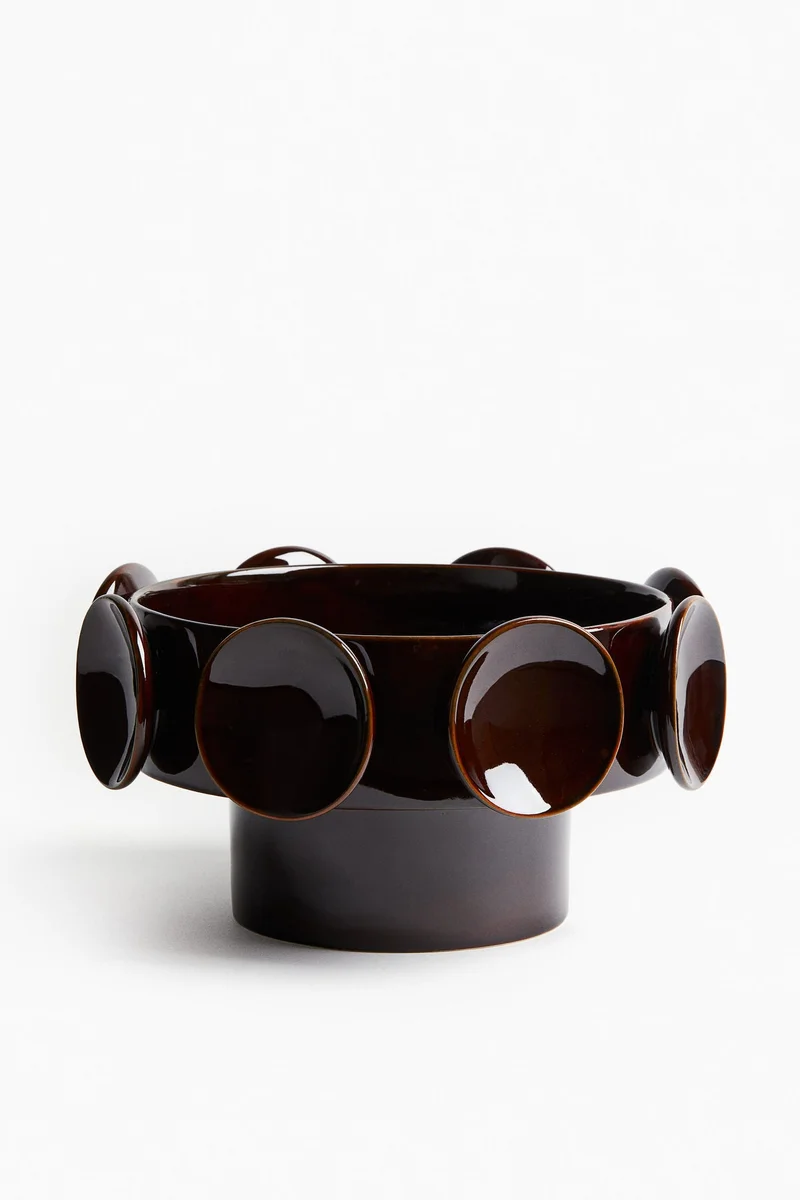 اتش اند ام سلطانية كبيرة من الفخار