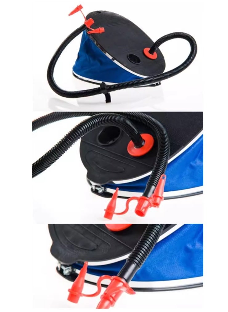 INTEX - Large Multipurpose Foot Pump，Inflation and Inhalation Dual-purpose，Air Pump with 3 Air Nozzles and 30cm Hose，Portable Air Pump for Pool Floats Air Mattress，Superb Endurance - Image 1