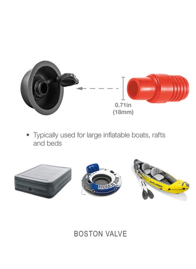 INTEX - Large Multipurpose Foot Pump，Inflation and Inhalation Dual-purpose，Air Pump with 3 Air Nozzles and 30cm Hose，Portable Air Pump for Pool Floats Air Mattress，Superb Endurance - Image 1