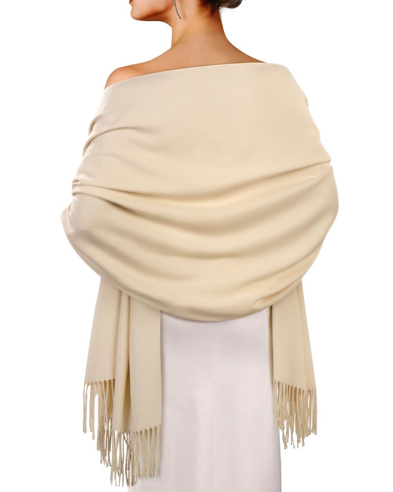 FURTALK Pashmina Shawls and Wraps for Evening Dress Women's Scarf Wedding Bride Bridesmaid Gifts Winter Scarves - Image 1