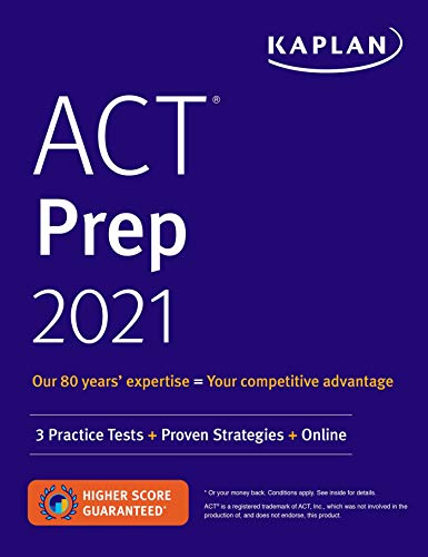 Act Prep 2021 3 Practice Tests Proven Strategies Online