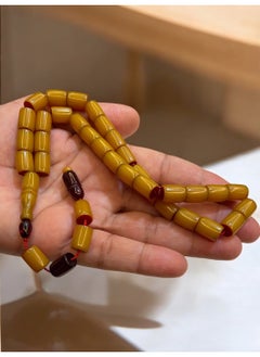 just naturals German Faturan Prayer Beads For Men 31 Beads Size 8mm x 11mm  - Image 3