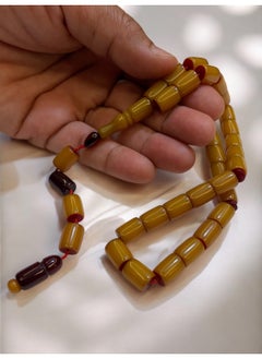 just naturals German Faturan Prayer Beads For Men 31 Beads Size 8mm x 11mm  - Image 2