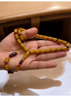 just naturals German Faturan Prayer Beads For Men 31 Beads Size 8mm x 11mm  - Image 1