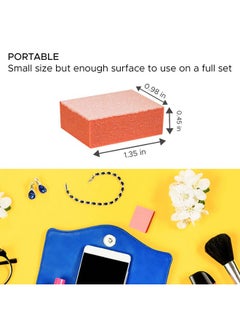 Karlash Karlash Nail Mini Orange Buffer Block File 80/100 Grit 2 Sided (130 Count)  - Image 3