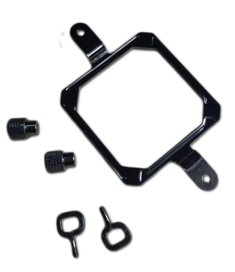 TT Racing CPU Cooler Mounting Bracket Kit ForCORSAIR Hydro H60/H80i/H100i/H110i GT AM2/3 AM4/FM2/3 Black Metal Chassis Mount - Image 2