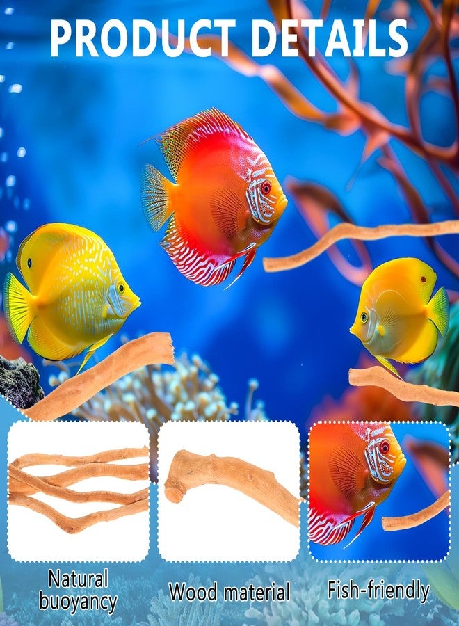 Wopgrty 250g Natural Driftwood for Aquarium, Mix Natural Wood Roots, Wood Long Driftwood, Applies to Reptile Branches Terrarium, Driftwood for Aquarium Decor - Image 3