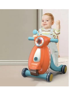 MUMS PLANET A modern and advanced educational walker for children from Mums Planet - a push-operated baby walker with an attractive light, music and a ball with a safe rubber part, a toy walker for young children  - Image 5