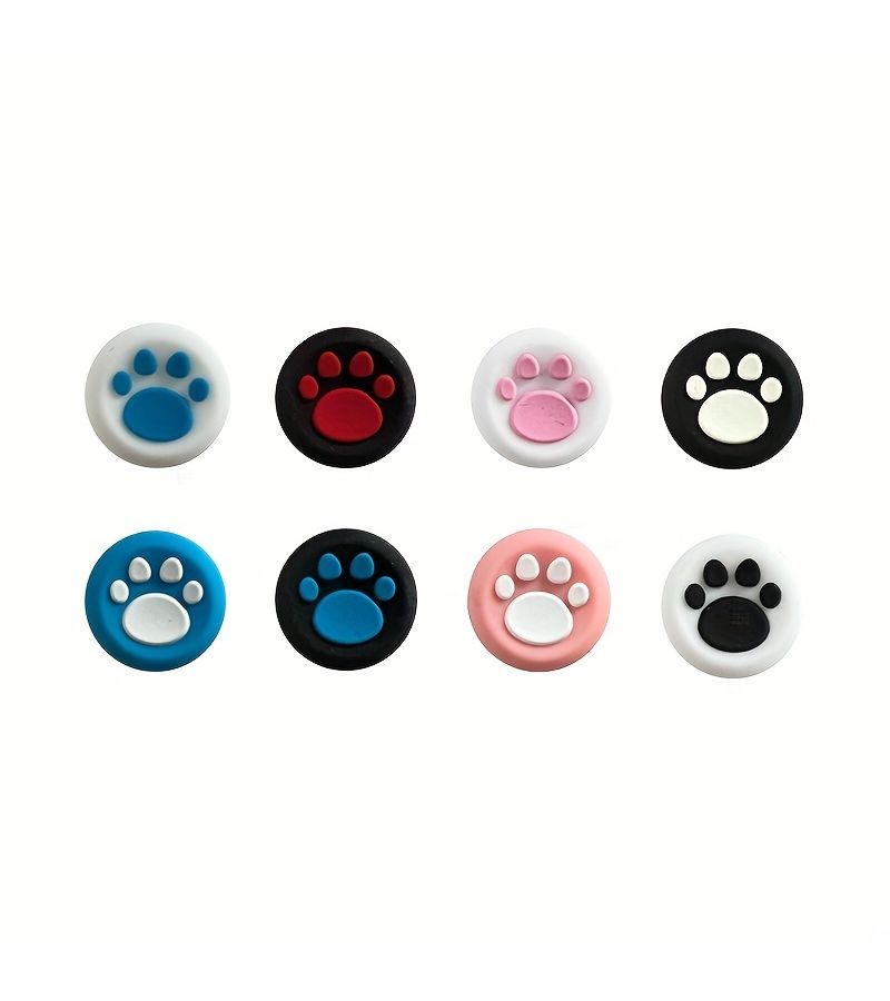 4 Red And Blue Cat Claws Thumb Grips For Ps5 Ps4 Switch Pro Xbox Controller - Image 5