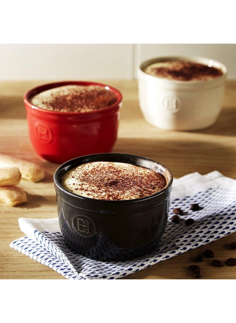 Emile Henry Oven Dish Ramekin No.9 Set of 2 Red/Burgundy 0,15 lt  - Image 2
