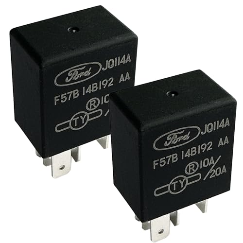 Blairwrick 2Pcs F57B 14B192 AA 10A20A 12VDC 5Pins Automotive Relay F57B 14B192 AA - Image 1