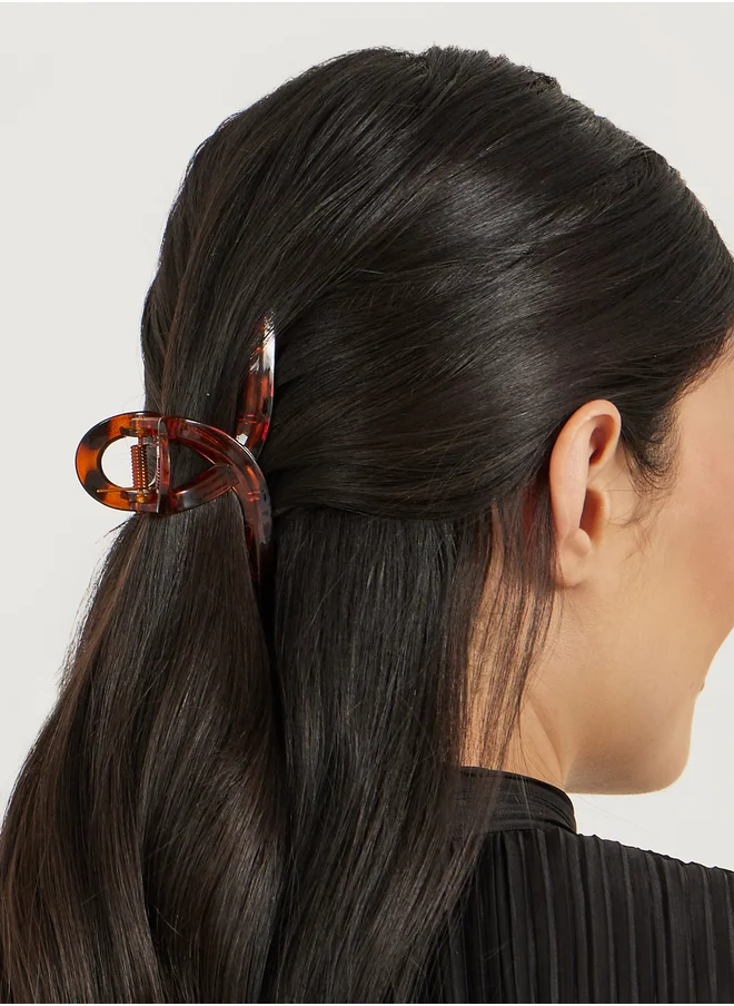 ستايلي Set of 3 - Solid and Printed Claw Clips