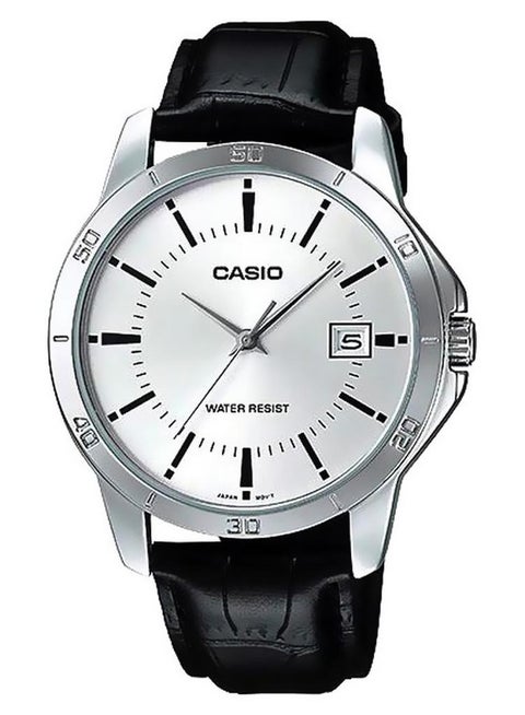 Men Water Resistant Analog Watch MTP-V004L-7AUDF - 42 mm - Black