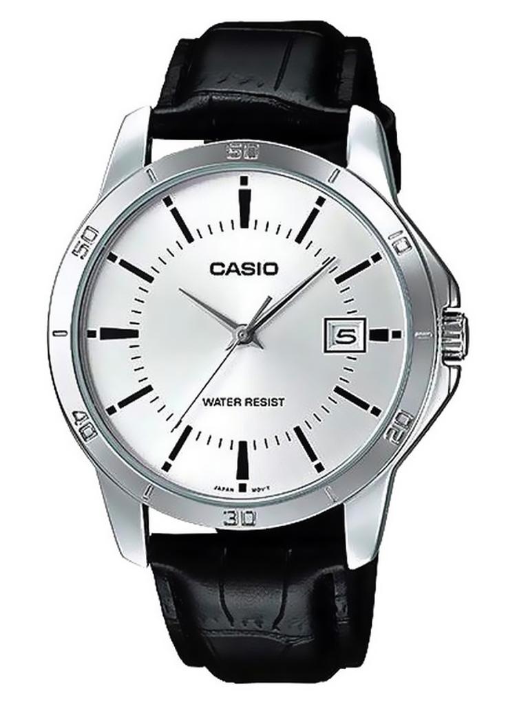 CASIO Men Water Resistant Analog Watch MTP-V004L-7AUDF - 42 mm - Black - Image 1