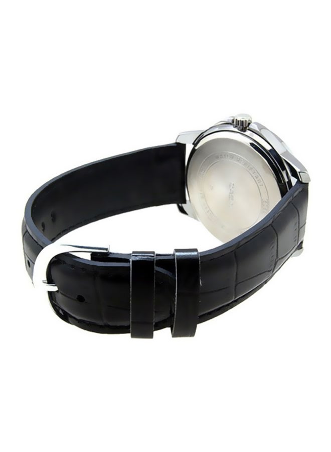 CASIO Men Water Resistant Analog Watch MTP-V004L-7AUDF - 42 mm - Black - Image 2