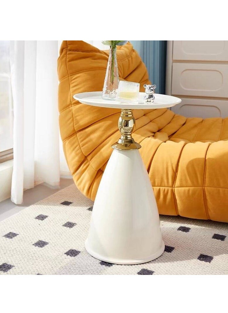 Living Room, Household Small Coffee Table, Modern And Simple Corner Table, Iron Art Bedside Table, Balcony Small Round Table