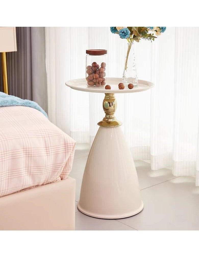 Living Room, Household Small Coffee Table, Modern And Simple Corner Table, Iron Art Bedside Table, Balcony Small Round Table