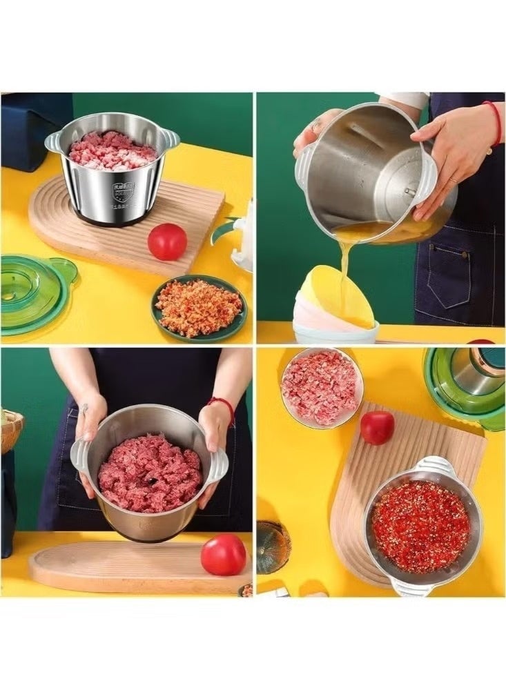 دينكس مفرمة ومفرمة لحوم متعددة الوظائف Denx DX3209 سعة 5 لترات و500 واط - Image 2