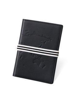 SYOSI Passport Covers, Genuine Leather Passport Wallets, RFID Blocking Case Cover, Passport and Card Holders for Men&Women Travel Accessory, Credit Card, Ticket, Cashes (Black)  - Image 1