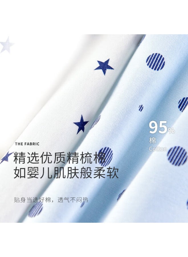 SUNCISCO Teenage Underwear Pure Cotton Crotch Junior High School Students Development Period Boys Big Kids Children'S Triangle Pants 12-16 Years Old 59 170/85 - Image 1