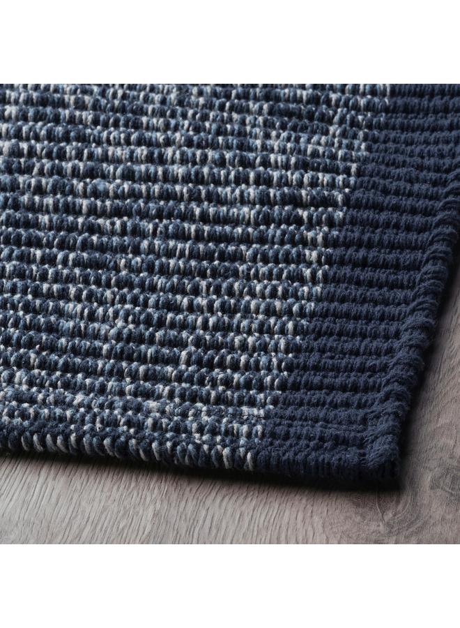 Green Tiger Rug, flatwoven, blue, 80x150 cm - Image 2