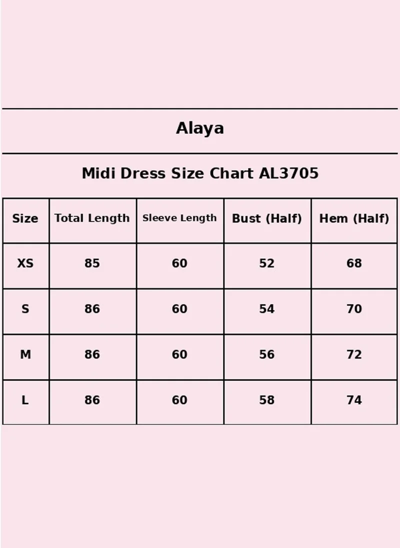 Alaya sky blue Women Embroidered  Cotton Midi Dress -AL3705 for Women | Best Price UAE