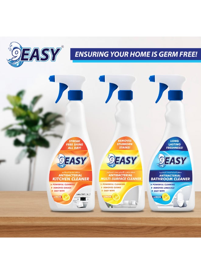 QUICK AND EASY 9Easy Antibacterial Bathroom Cleaner 650Ml - Image 4