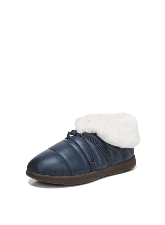 Vionic Gabrie Women's Puffy Arch Supportive Slipper, Navy Shearl, 6 - Image 1