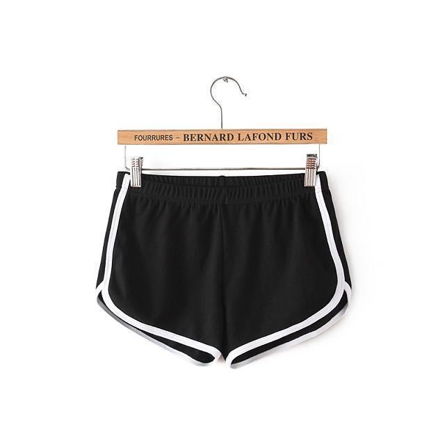2023 Womens Casual Shorts Loose Summer Black Pants  - Image 1