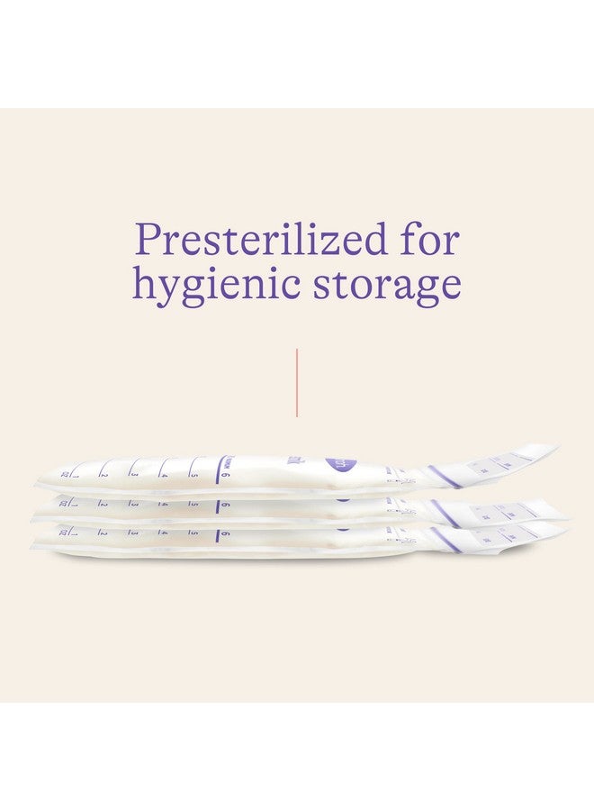 Lansinoh Breastmilk Storage Bags 100 Count 6 Ounce Easy To Use Milk Storage Bags For Breastfeeding Presterilized Hygienically Doubledsealed For Refrigeration And Freezing - Image 4