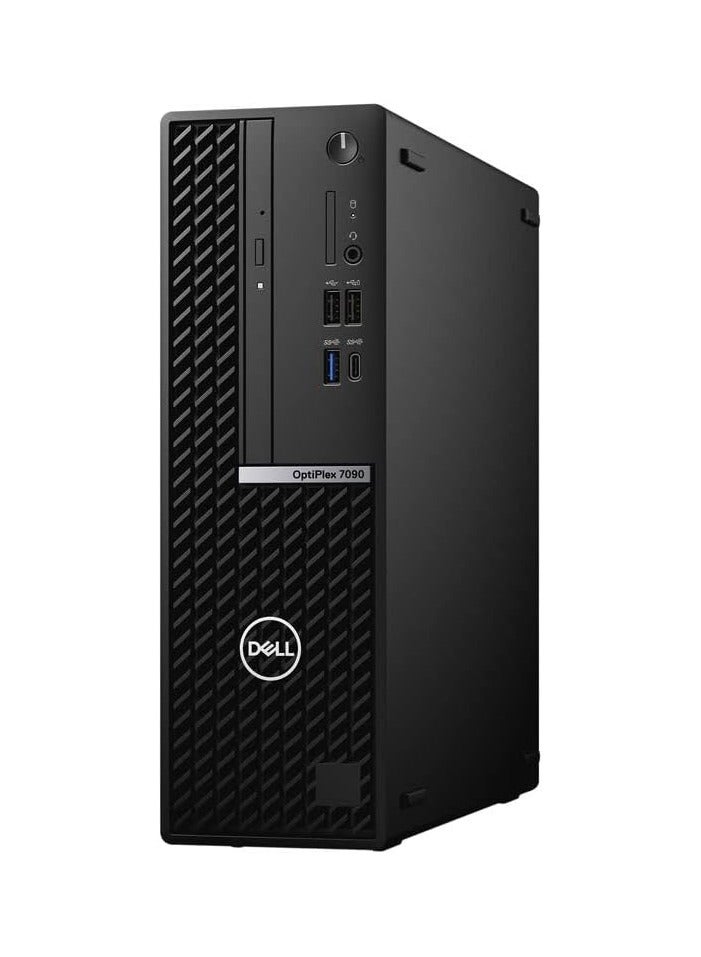 ديل جهاز كمبيوتر مكتبي OptiPlex 7090 Tower XCTO (معالج Intel i9-11900، ذاكرة وصول عشوائي 16 جيجابايت، قرص تخزين m.2 سعة 500 جيجابايت + قرص صلب سعة 1 تيرابايت، واي فاي، يدعم شاشات DisplayPort بدقة 4K، منفذ HDMI) نظام التشغيل Windows 11 Pro | أسود أسود - Image 2