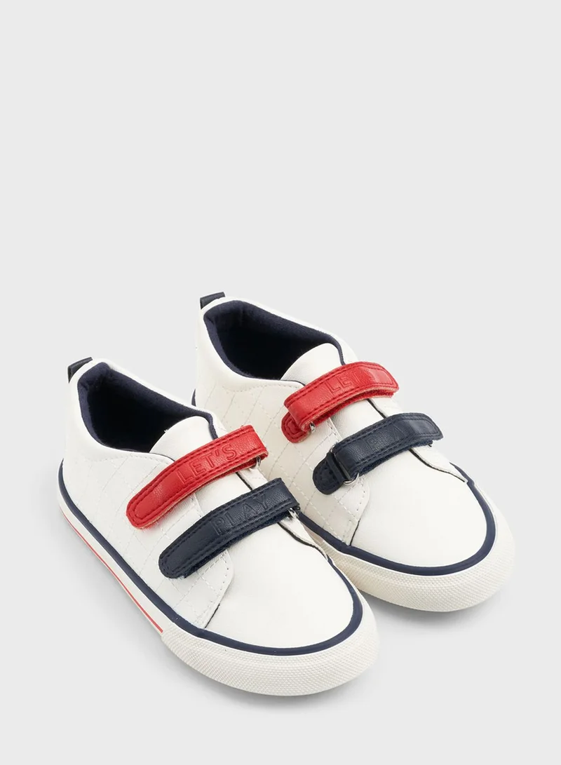 mothercare Infant Velcro Low Top Sneakers