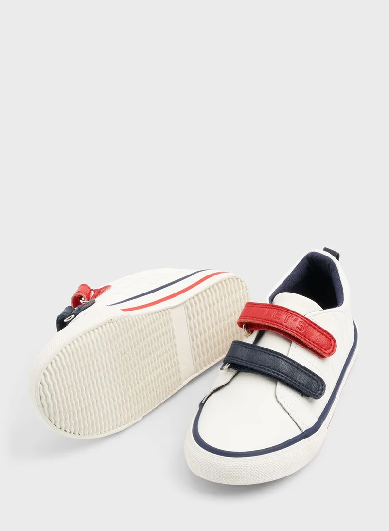 mothercare Infant Velcro Low Top Sneakers