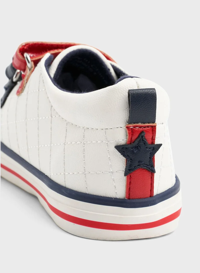mothercare Infant Velcro Low Top Sneakers