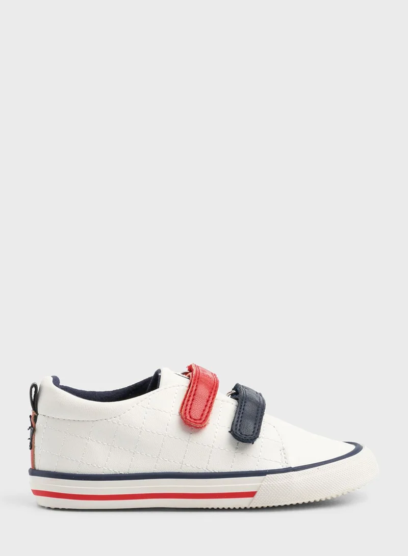 mothercare Infant Velcro Low Top Sneakers