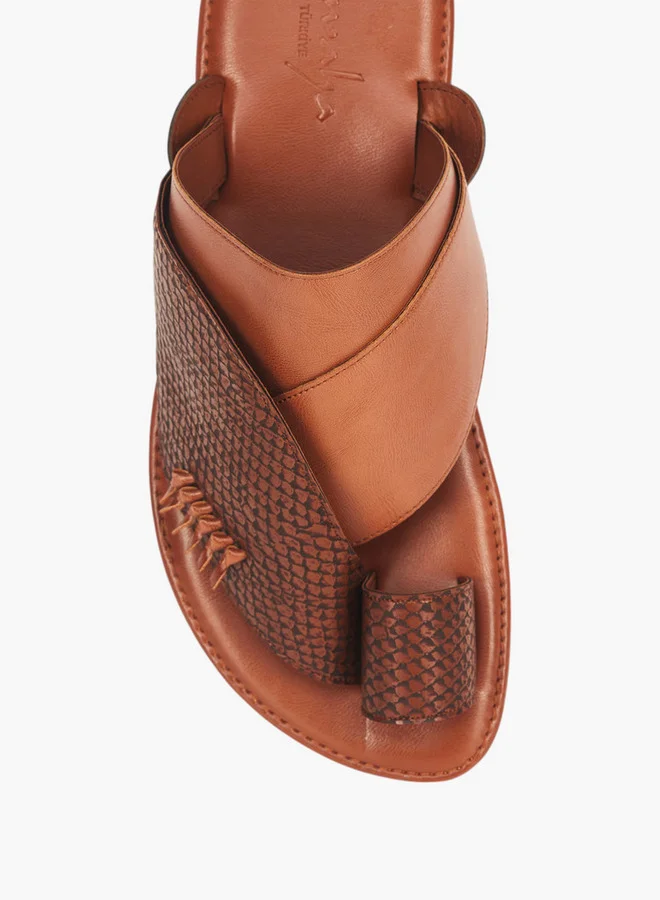 Al Waha Men's Arabic Sandals with Toe Loop - Ramadan Collection
