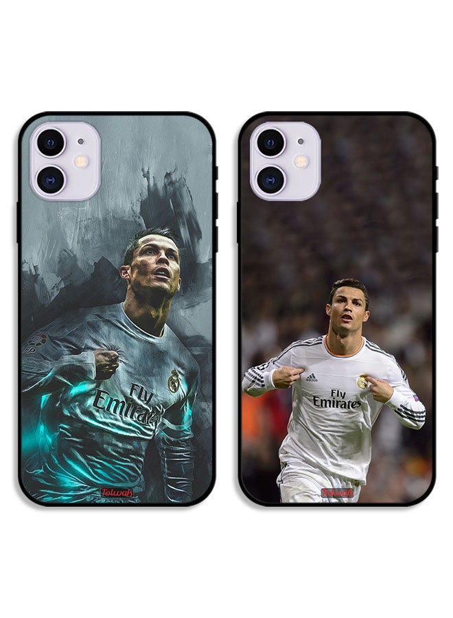 Tolwak Two Cases For Apple iPhone 11 Protective Covers Cristiano Ronaldo - Image 1