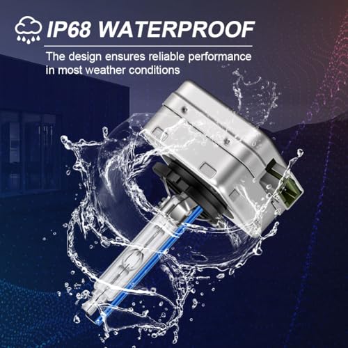 Erato D3S Xenon Headlight Bulbs 8000K 35W Ice Blue Xenon Bulbs 12V Car Replacement Bulbs- Pack of 2 - Image 4