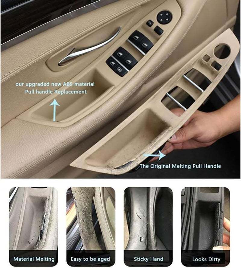 Goodithy Driver Door Handle Window Lift Switch Cover for BMW 5 Series - Image 5