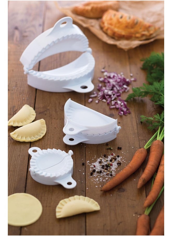 KitchenCraft Home Made Glass Set of Three Pasty Moulds Assorted Sizes, Display Boxed  - Image 3